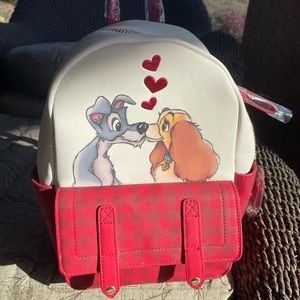 Disney Loungefly Lady and the Tramp mini backpack